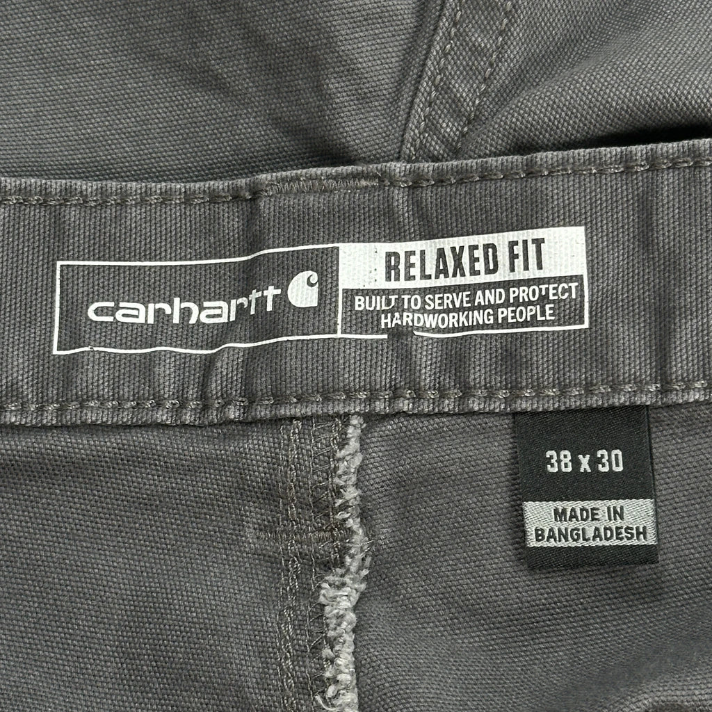 Carhartt Carpenter Trousers - 36W 30L Grey Cotton - Image 6