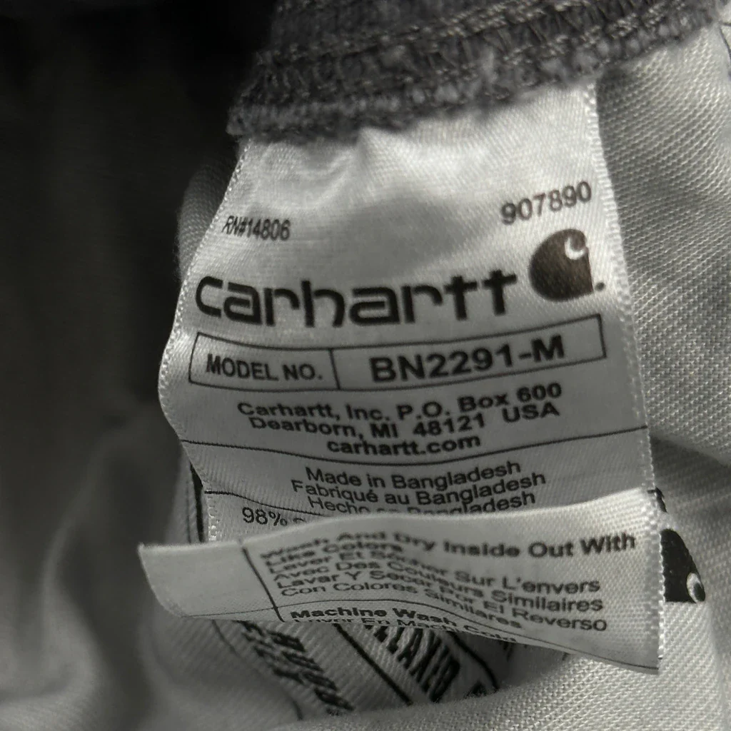 Carhartt Carpenter Trousers - 36W 29L Grey Cotton - Image 6