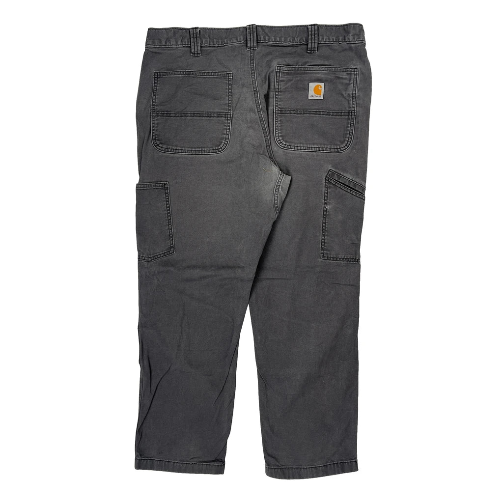 Carhartt Double Knee Carpenter Trousers - 36W 30L Grey Cotton