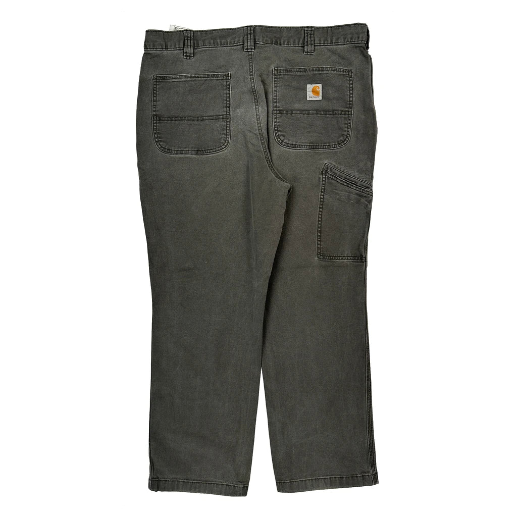 Carhartt Carpenter Trousers - 36W 28L Grey Cotton Blend