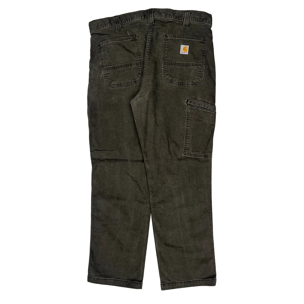 Carhartt Carpenter Trousers - 36W 30L Grey Cotton