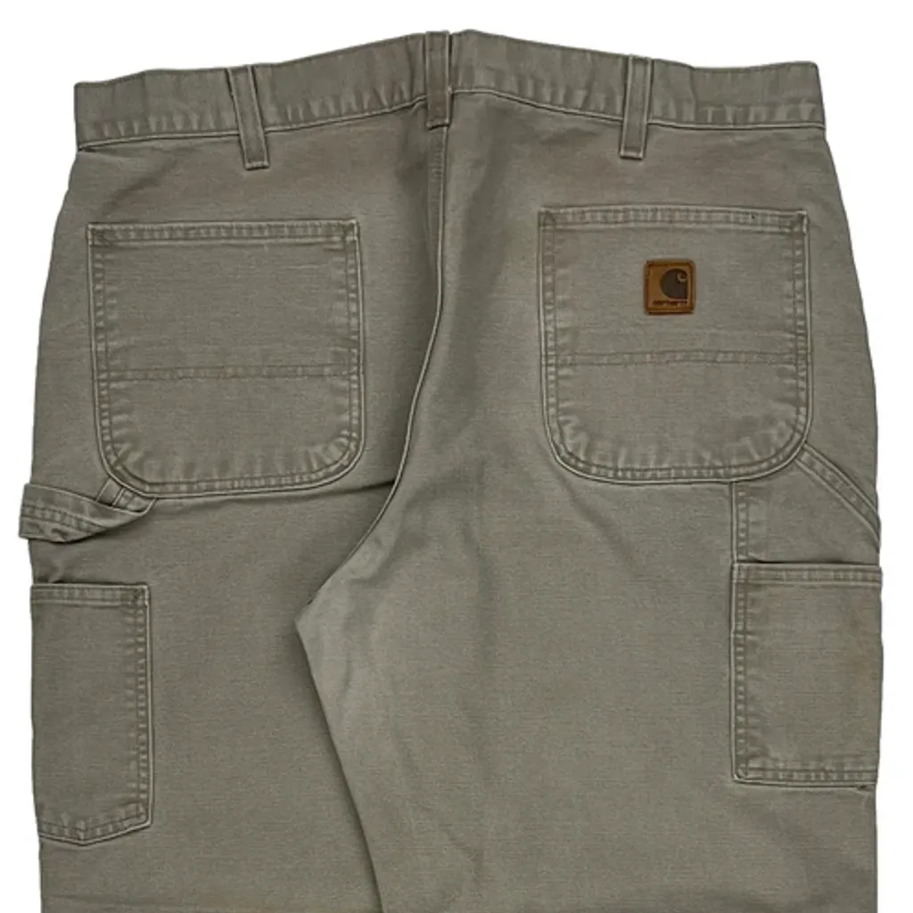 Carhartt Carpenter Trousers - 37W 29L Grey Cotton - Image 6