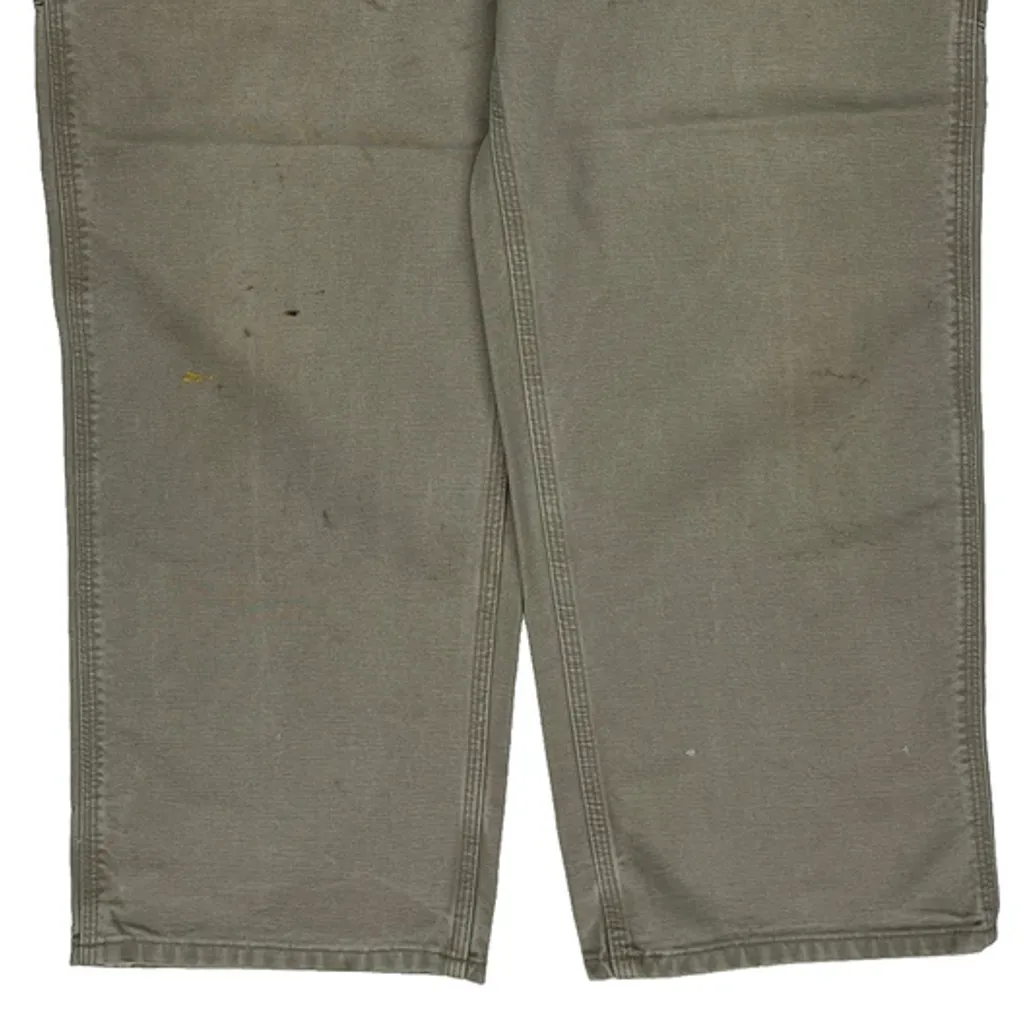 Carhartt Carpenter Trousers - 37W 29L Grey Cotton - Image 8
