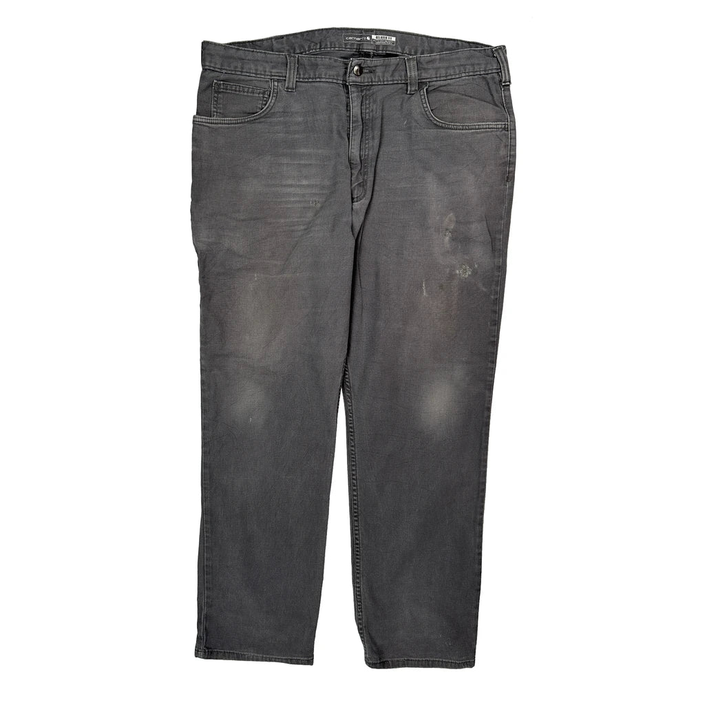 Carhartt Carpenter Trousers - 38W 32L Grey Cotton - Image 2