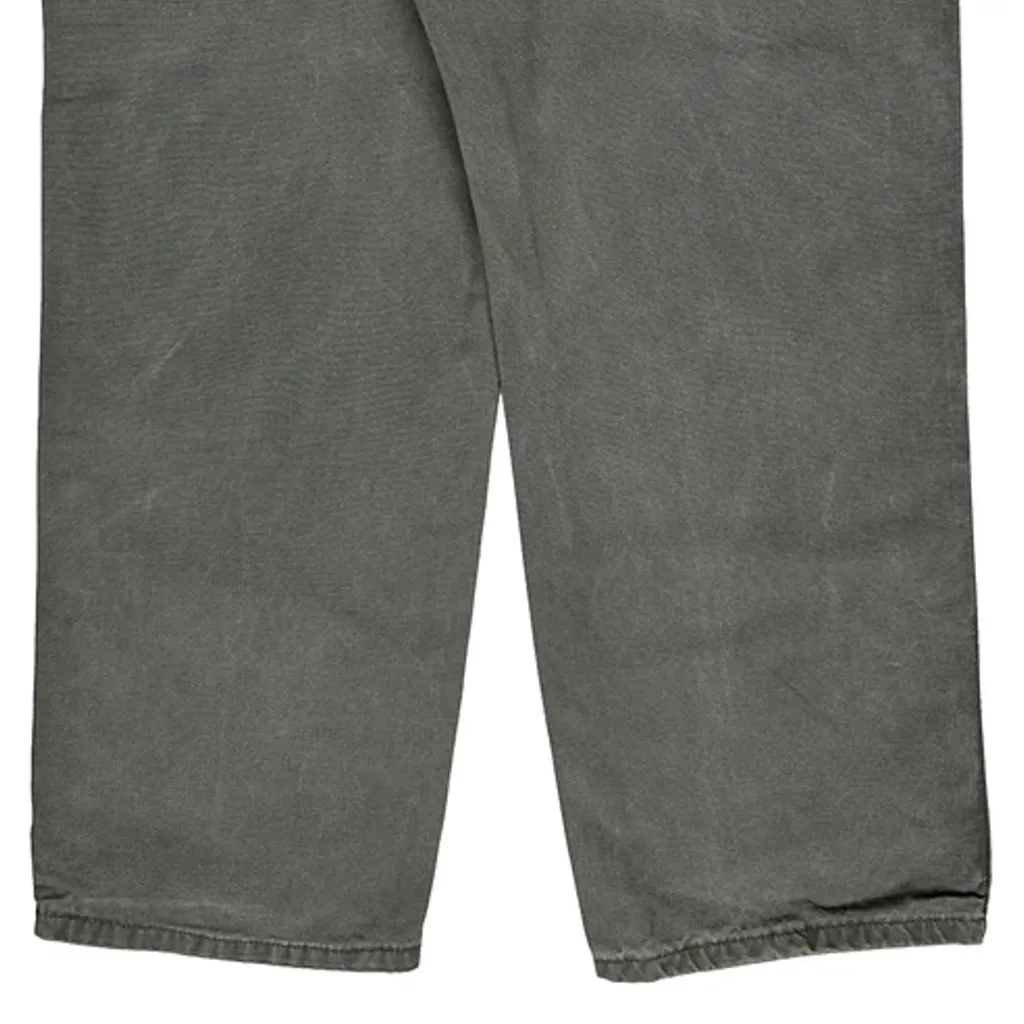 Carhartt Carpenter Trousers - 38W 31L Grey Cotton - Image 9