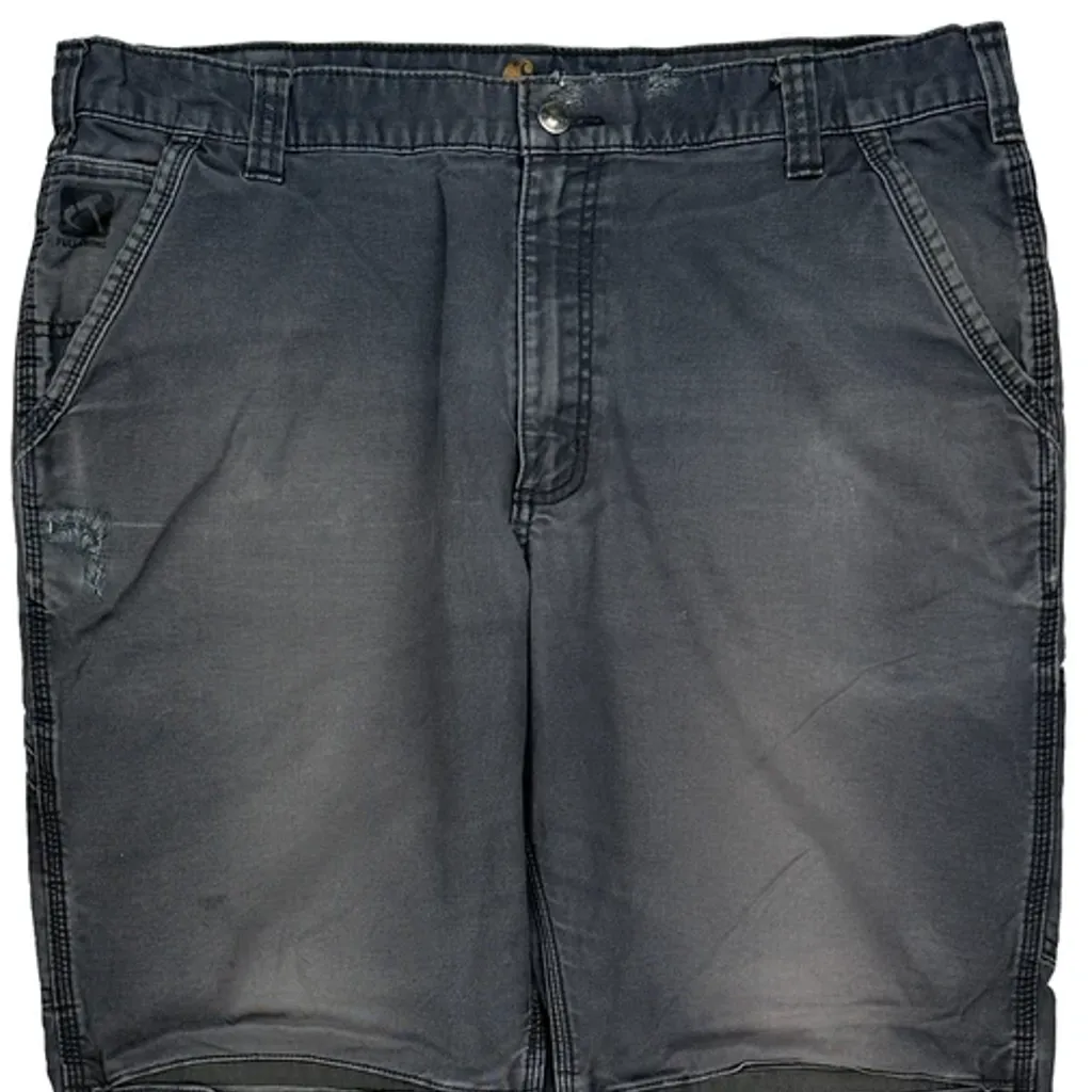Carhartt Carpenter Trousers - 40W 30L Grey Cotton - Image 9