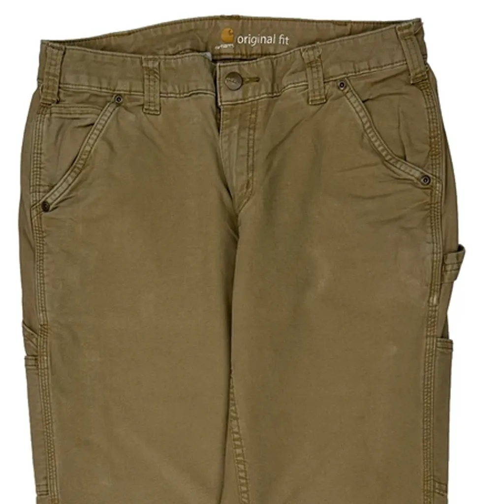 Carhartt Carpenter Trousers - 30W 32L Khaki Cotton - Image 10