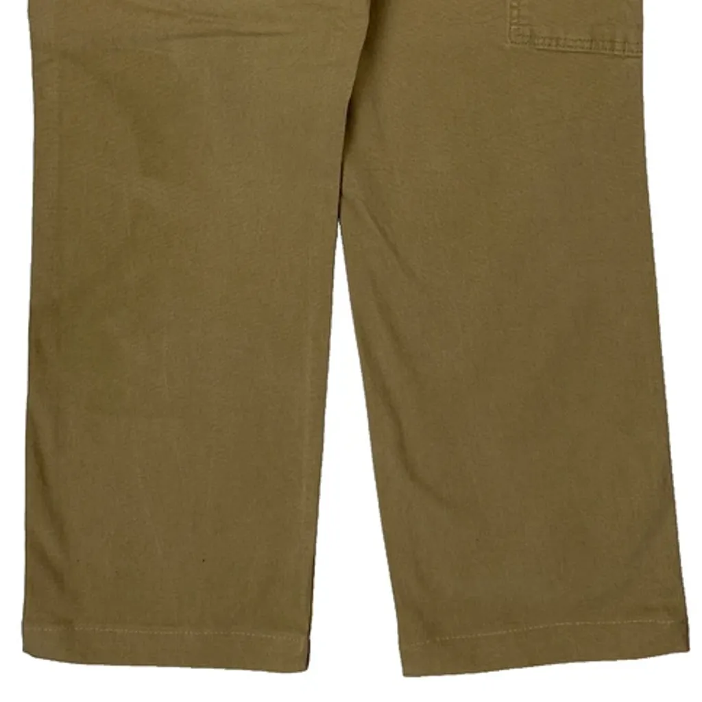 Carhartt Carpenter Trousers - 32W 28L Khaki Cotton - Image 8