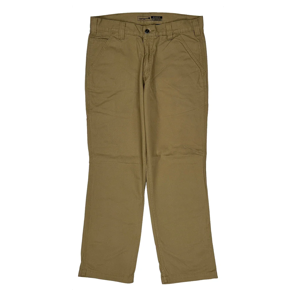 Carhartt Carpenter Trousers - 32W 30L Khaki Cotton - Image 2