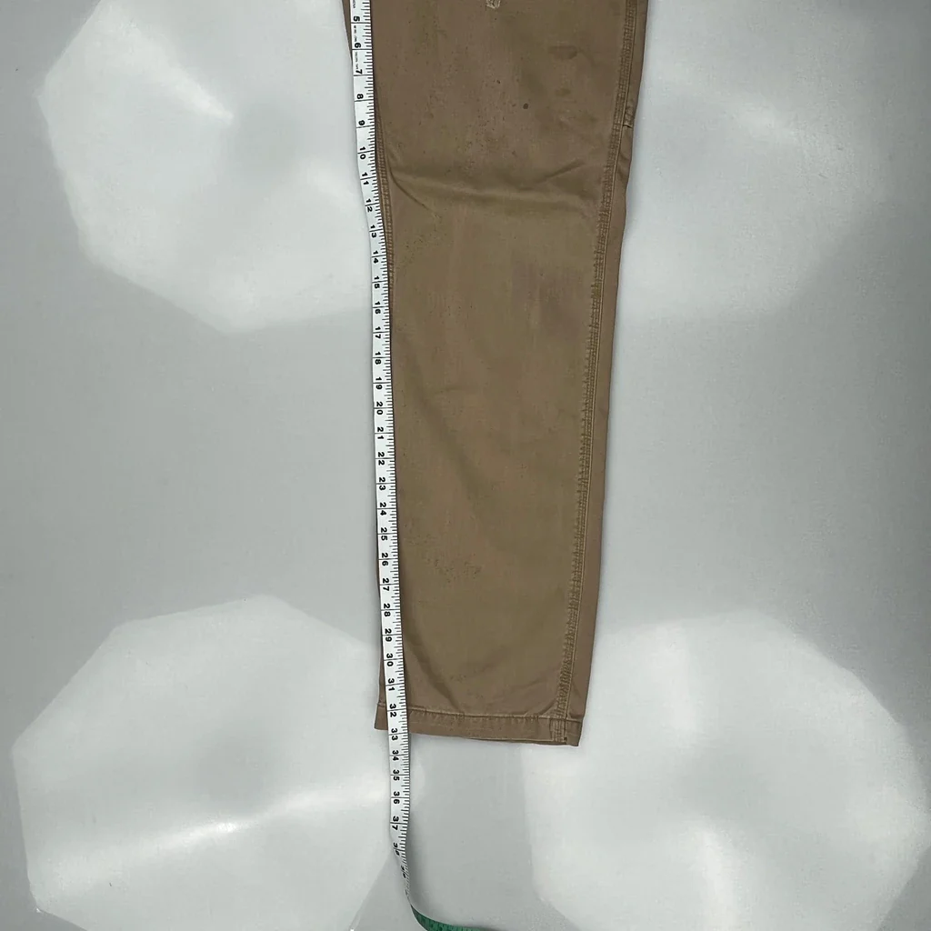 Carhartt Carpenter Trousers - 32W 33L Khaki Cotton - Image 5
