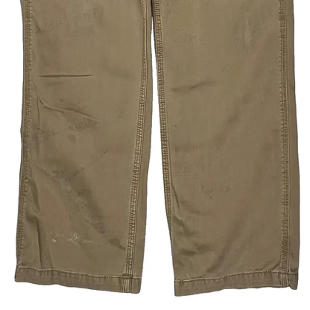 Carhartt Carpenter Trousers - 32W 33L Khaki Cotton - Image 9
