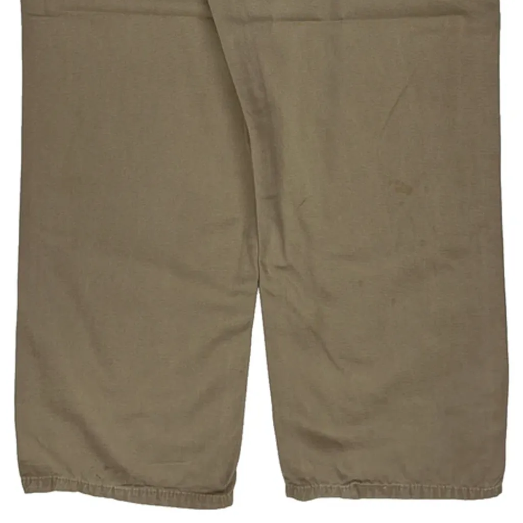 Carhartt Carpenter Trousers - 34W 31L Khaki Cotton - Image 7