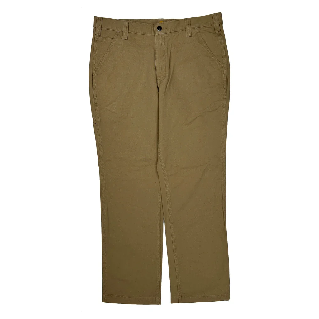 Carhartt Carpenter Trousers - 36W 32L Khaki Cotton - Image 2