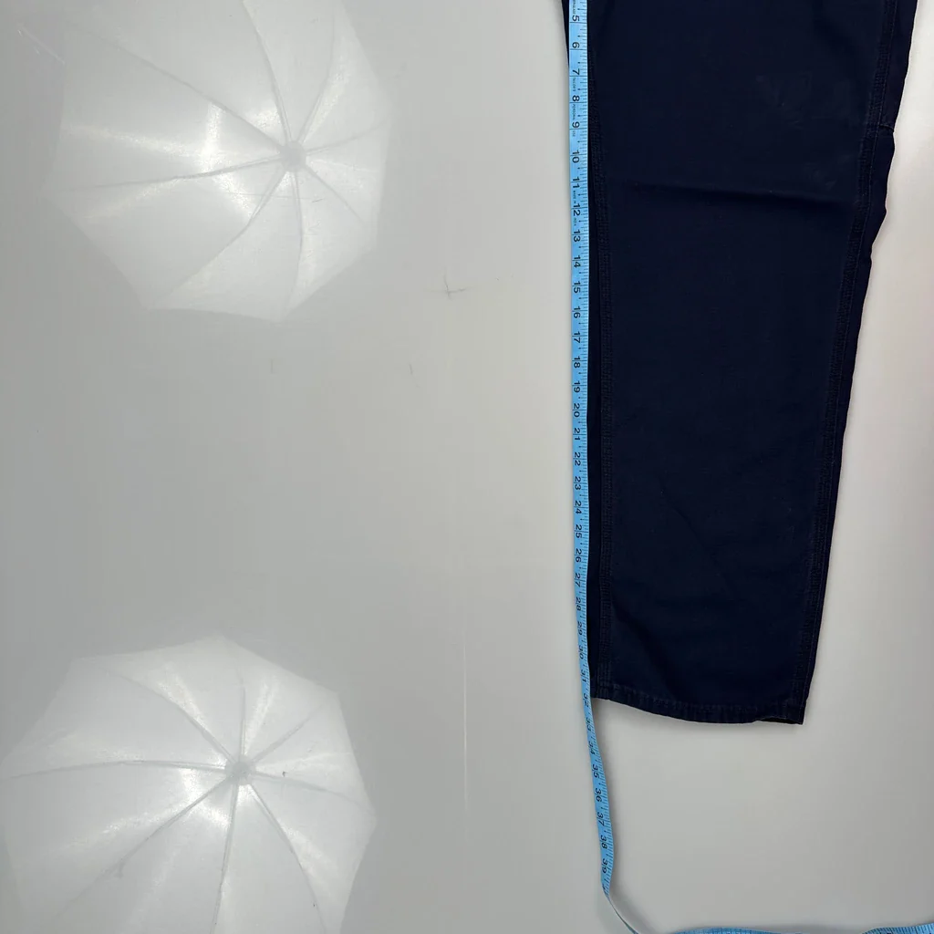 Carhartt Carpenter Trousers - 34W 32L Navy Cotton Blend - Image 5