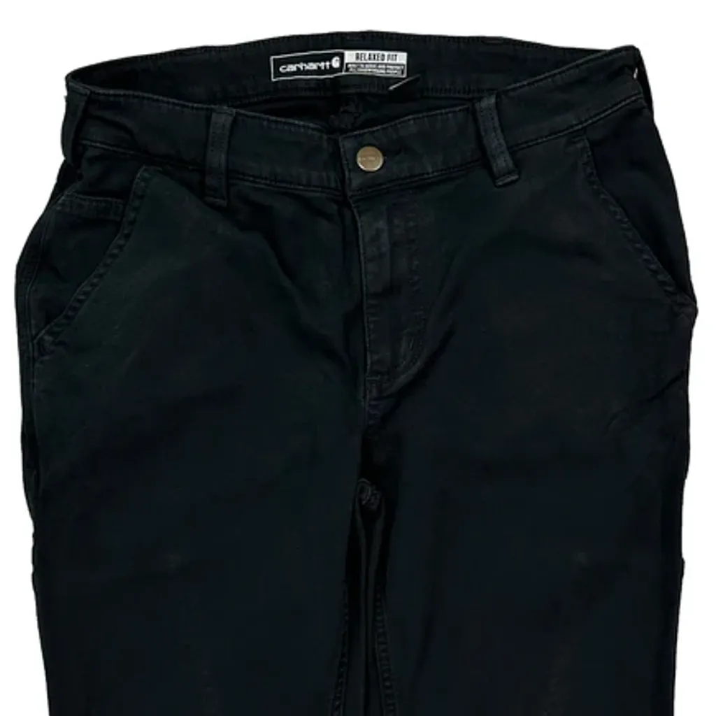 Carhartt Carpenter Trousers - 28W UK 8 Black Cotton - Image 10