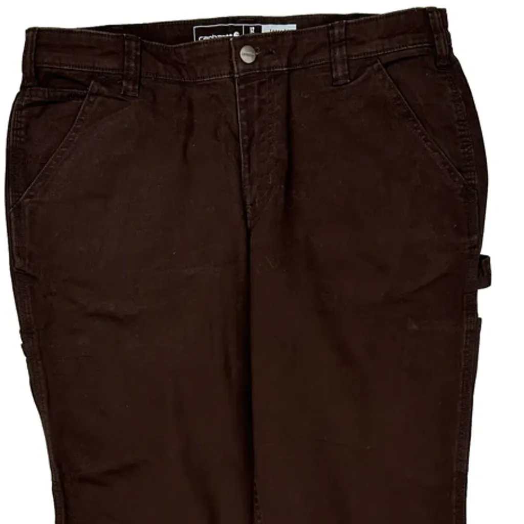 Carhartt Carpenter Trousers - 33W UK 16 Brown Cotton - Image 10