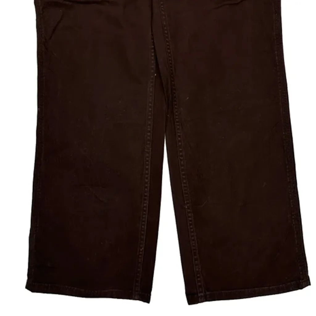 Carhartt Carpenter Trousers - 33W UK 16 Brown Cotton - Image 9
