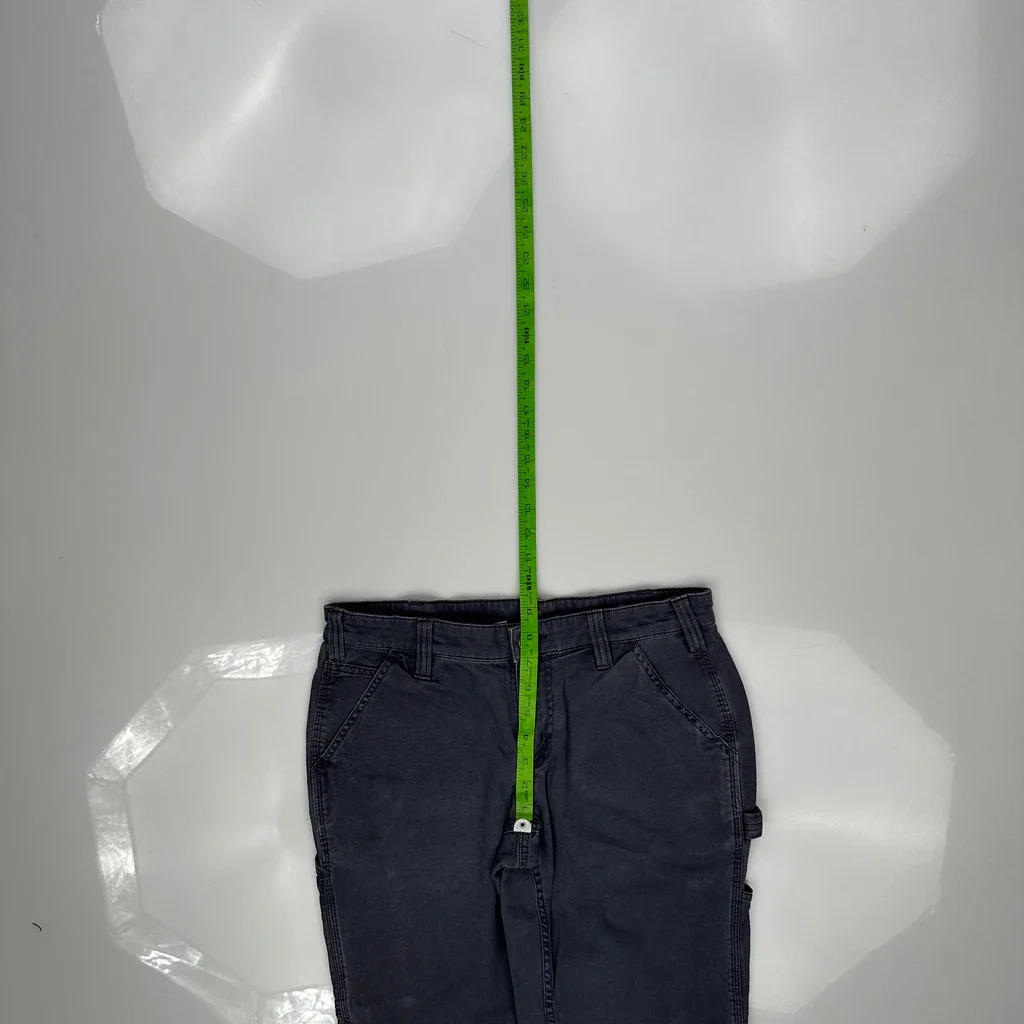 Carhartt Carpenter Trousers - 31W UK 12 Grey Cotton - Image 4