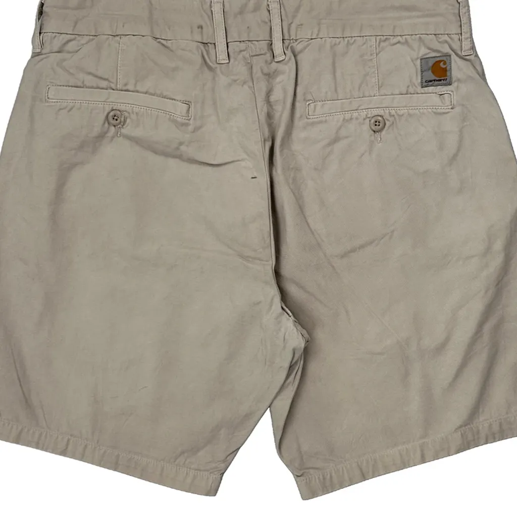 Carhartt Chino Shorts - 32W 8L Beige Cotton - Image 7