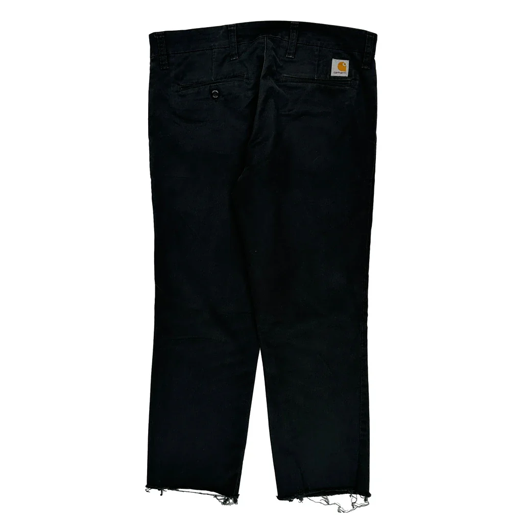 Carhartt Chinos - 33W 27L Black Cotton