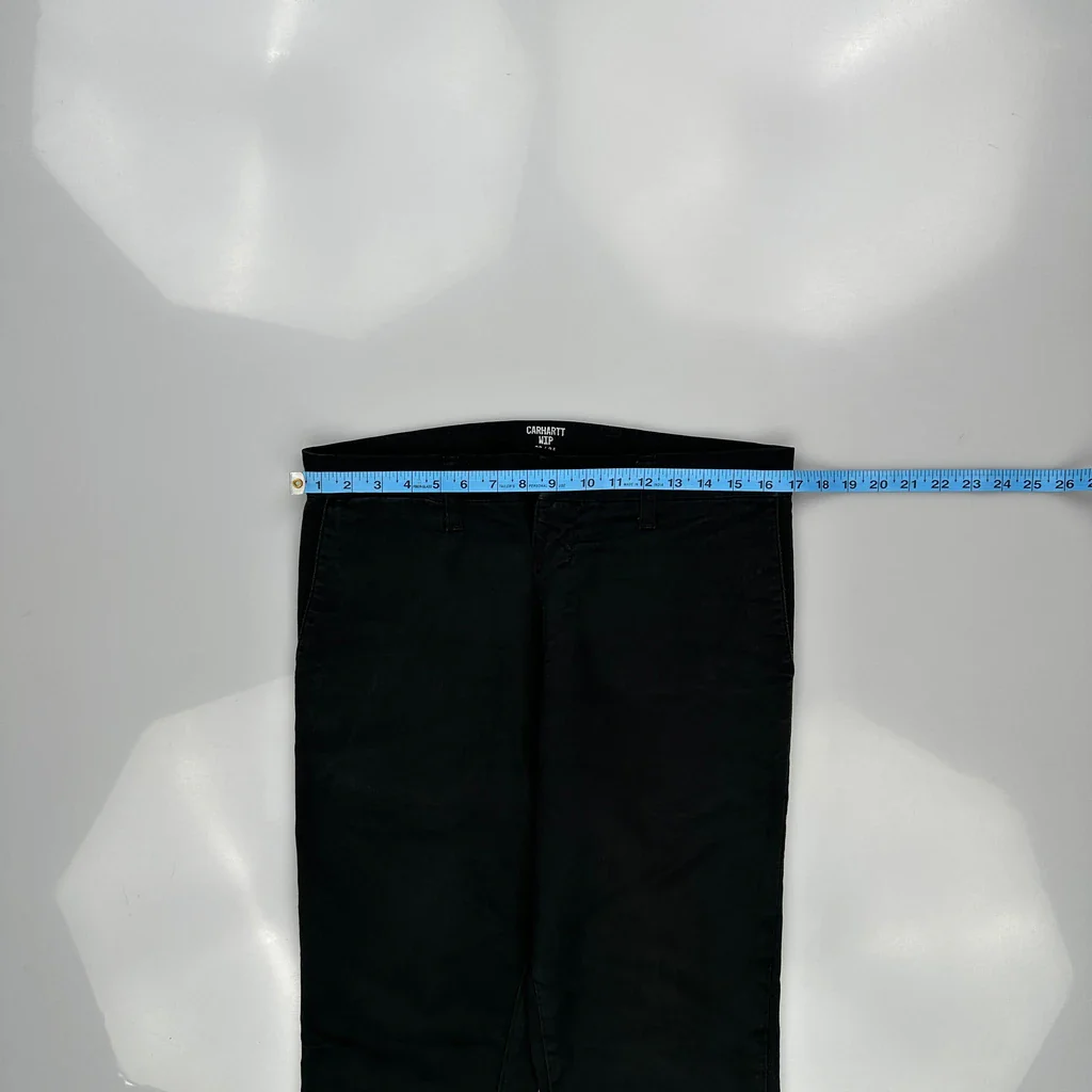Carhartt Chinos - 33W 27L Black Cotton - Image 3