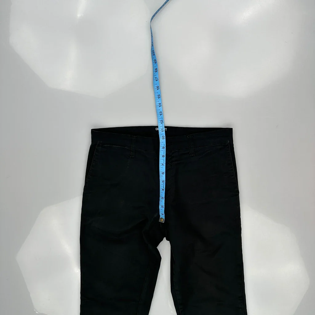 Carhartt Chinos - 33W 27L Black Cotton - Image 4