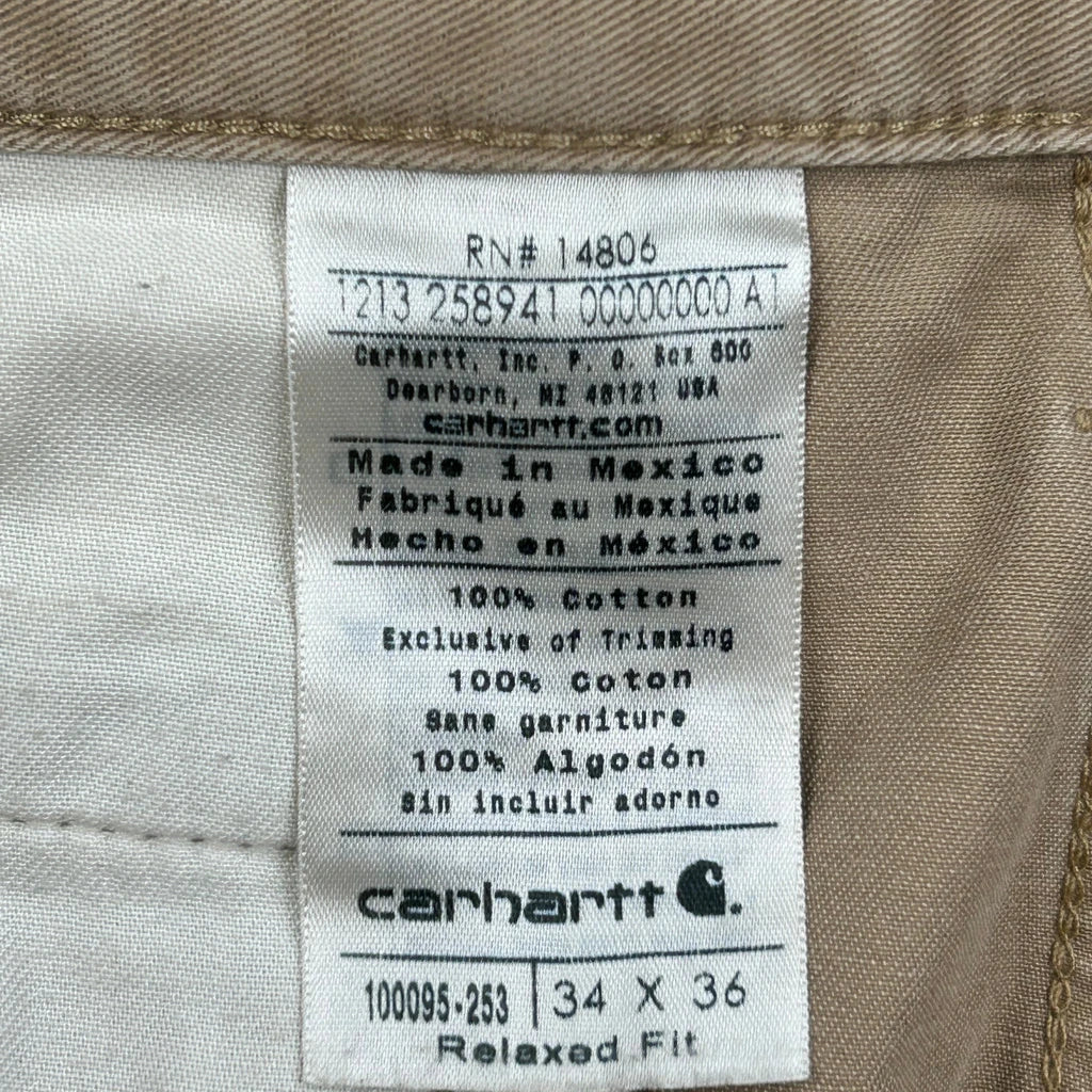 Carhartt Chinos - 32W 30L Brown Cotton - Image 6
