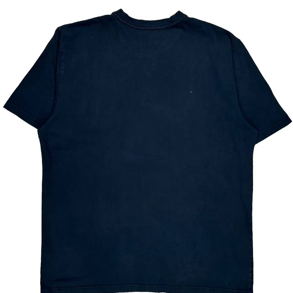Carhartt Tall Collarless Shirt - XL Navy Cotton - Image 6