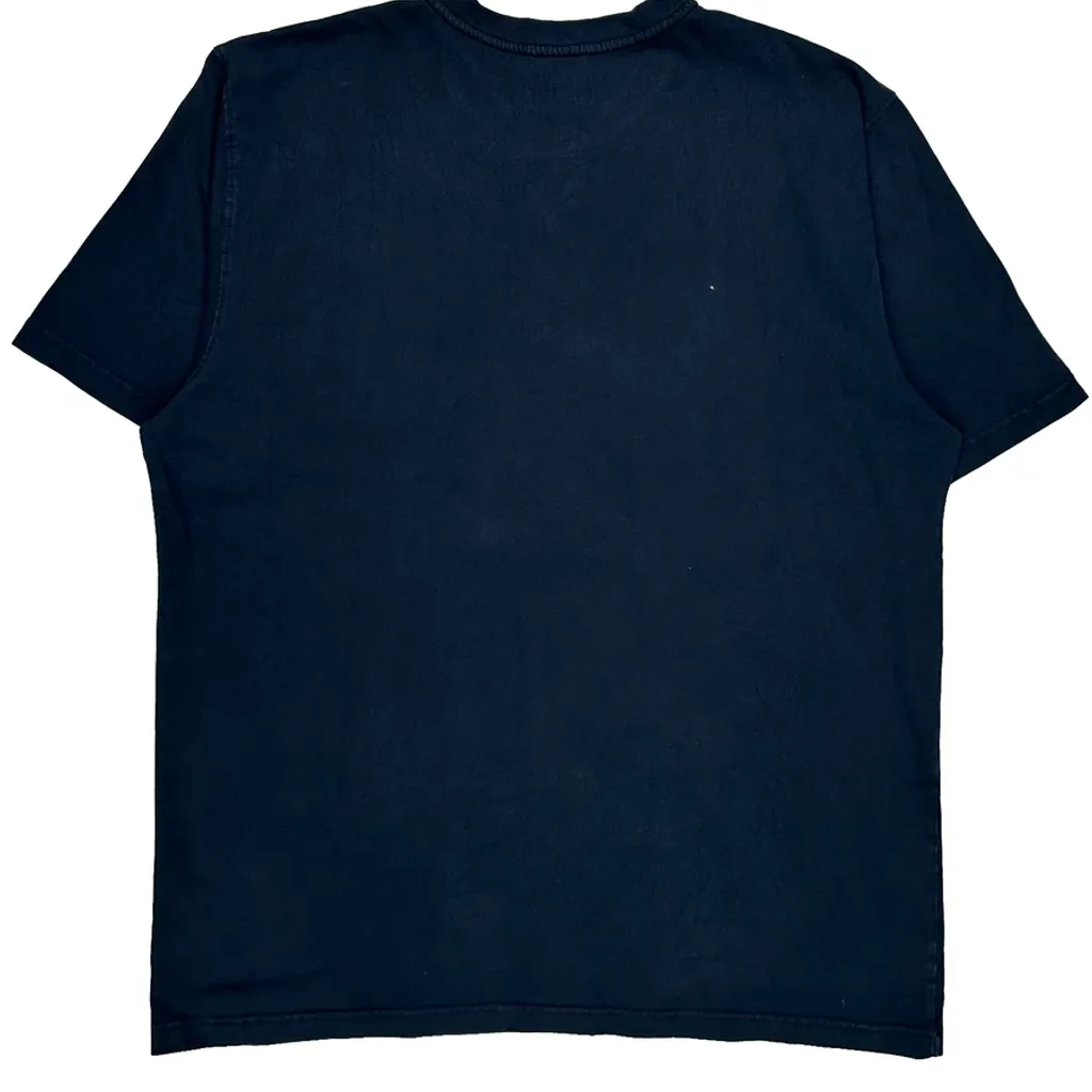 Carhartt Tall Collarless Shirt - XL Navy Cotton - Image 7