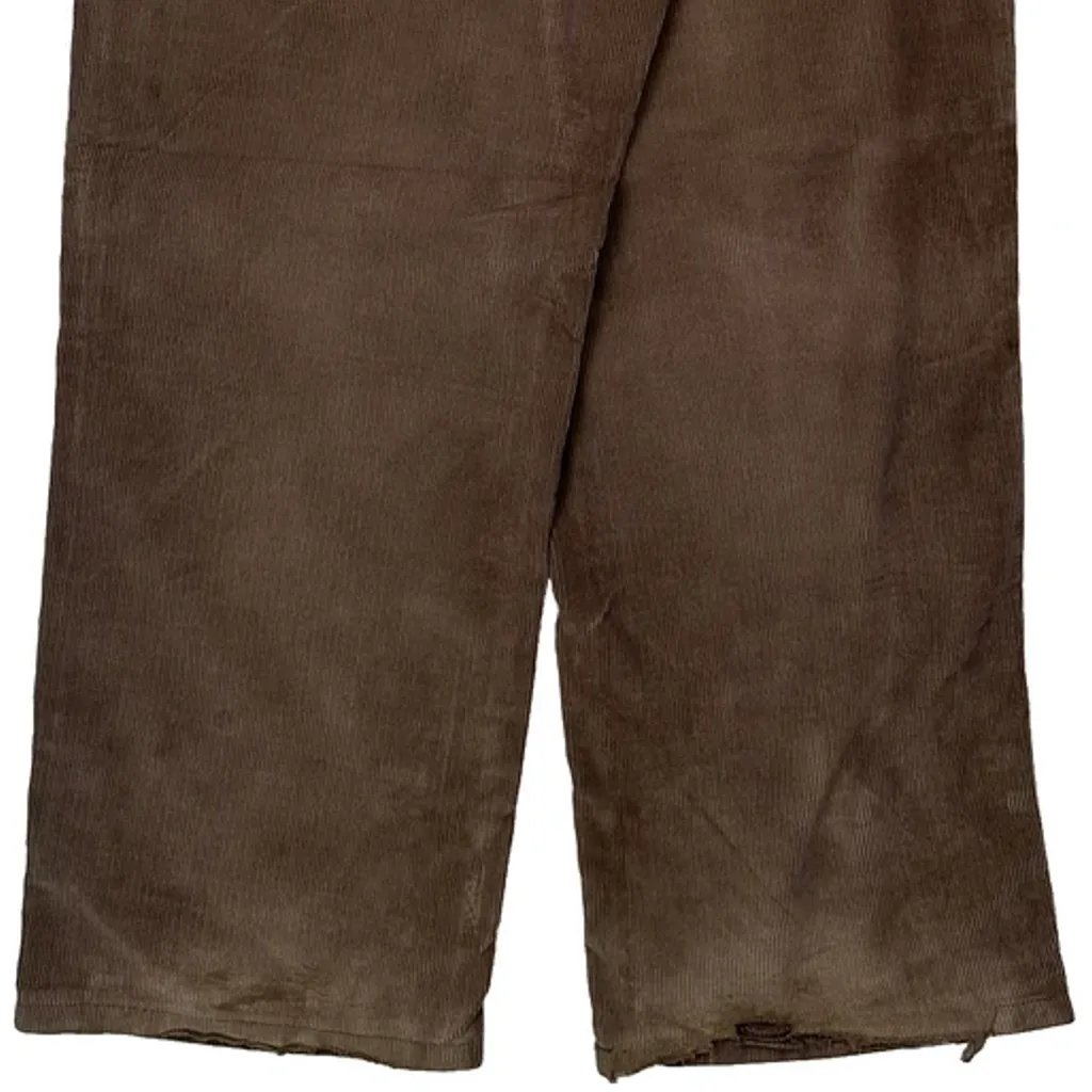 Carhartt Baggy Loose Fit Cord Trousers - 28″ Waist Brown Corduroy - Image 7