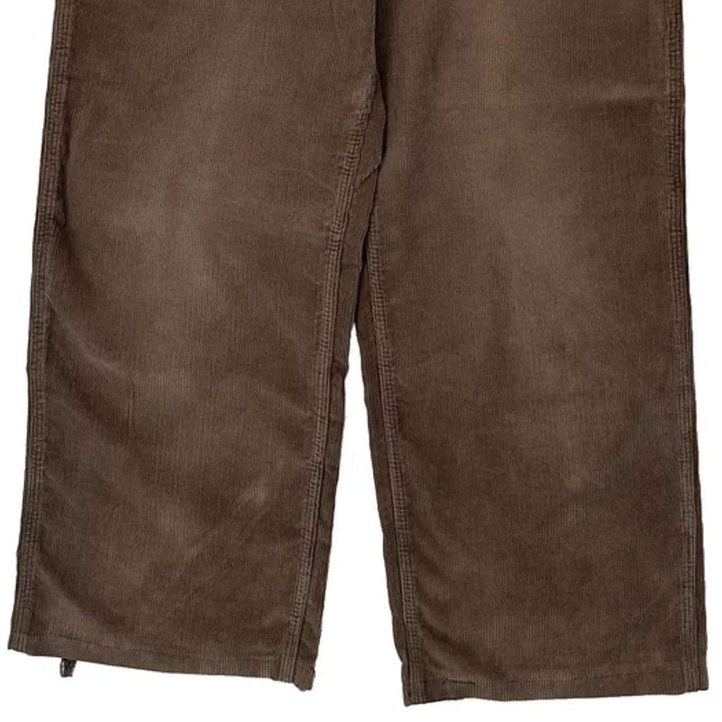 Carhartt Baggy Loose Fit Cord Trousers - 28″ Waist Brown Corduroy - Image 9