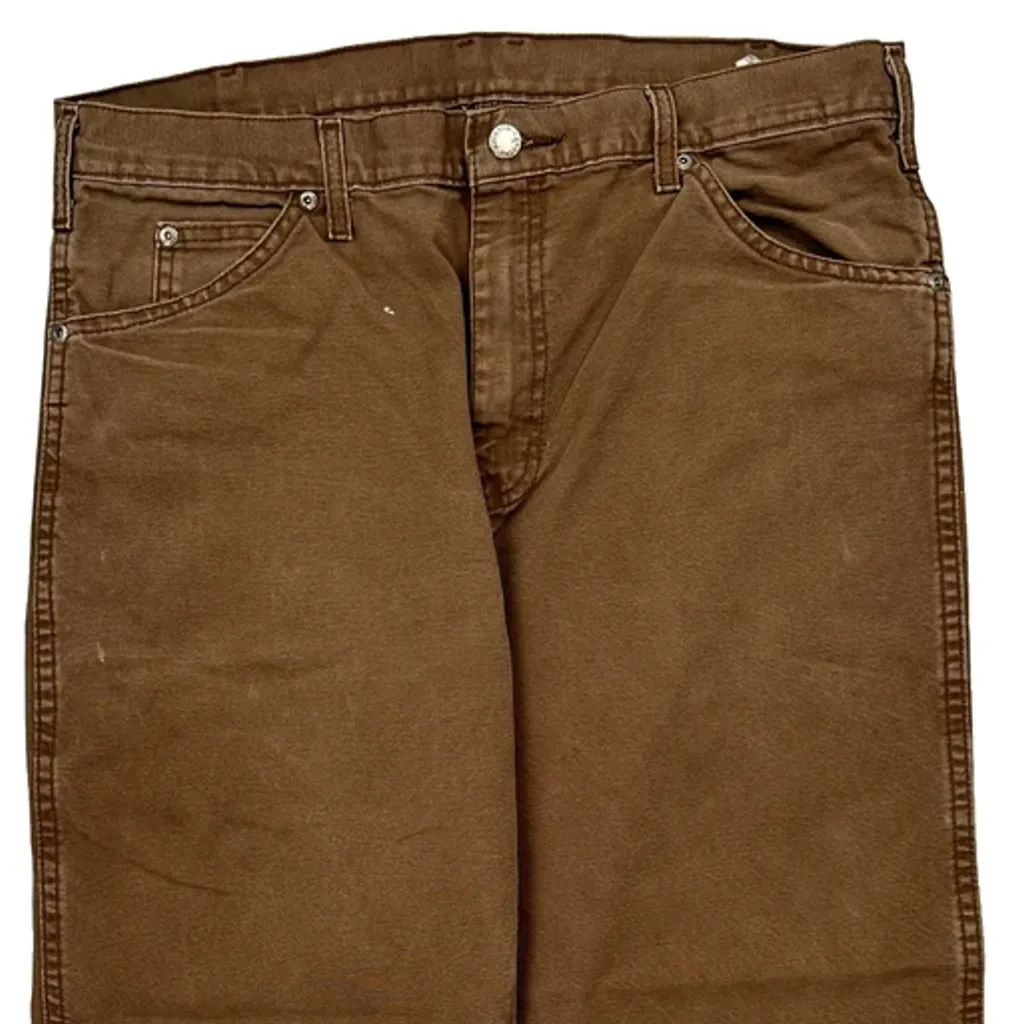 Carhartt Cord Trousers - 34W 28L Brown Cotton - Image 9