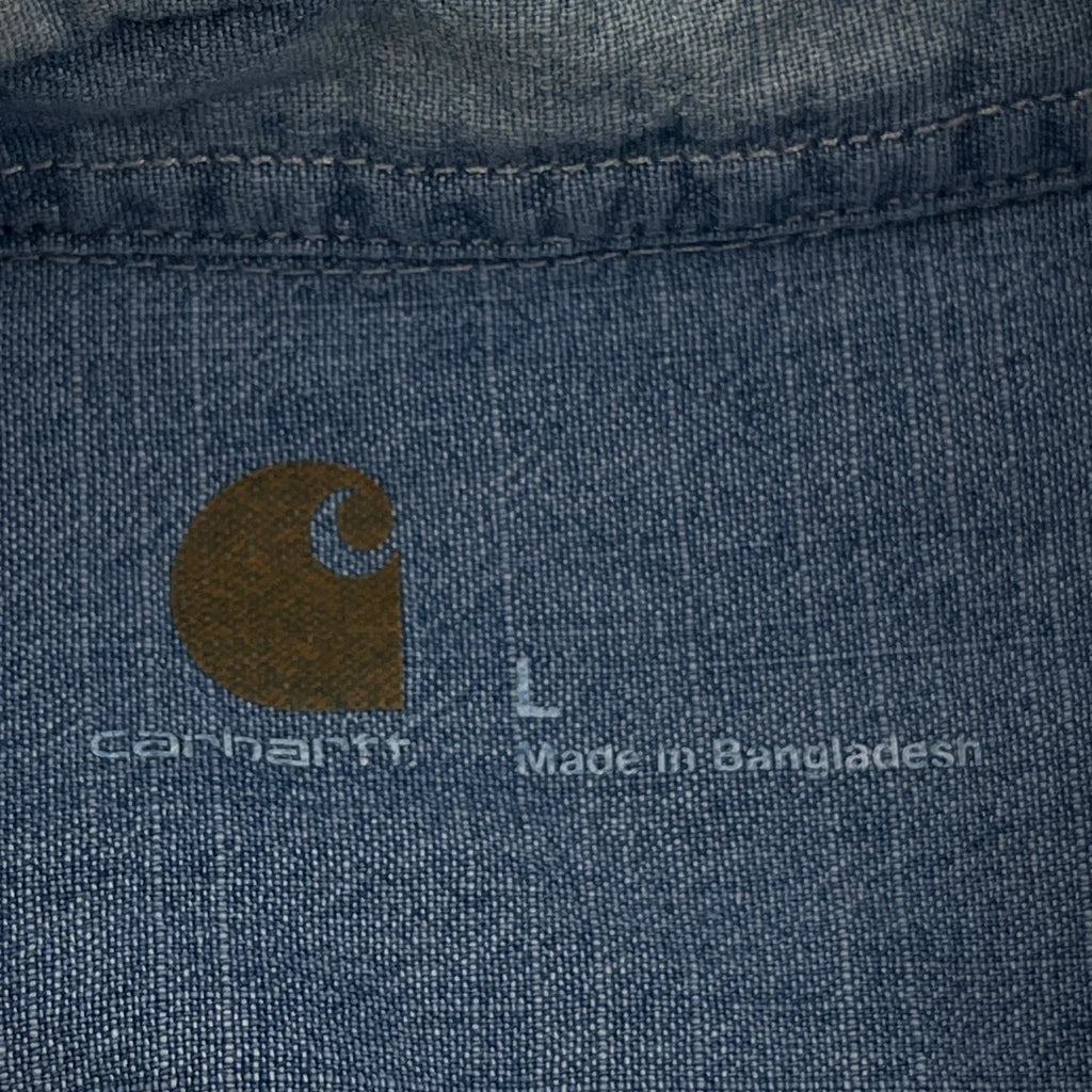 Carhartt Denim Shirt - Large Blue Cotton - Image 3