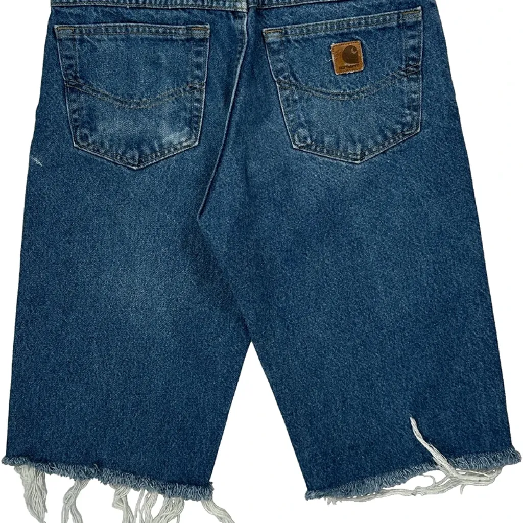 Carhartt Denim Shorts - 28W 12L Blue Denim - Image 7
