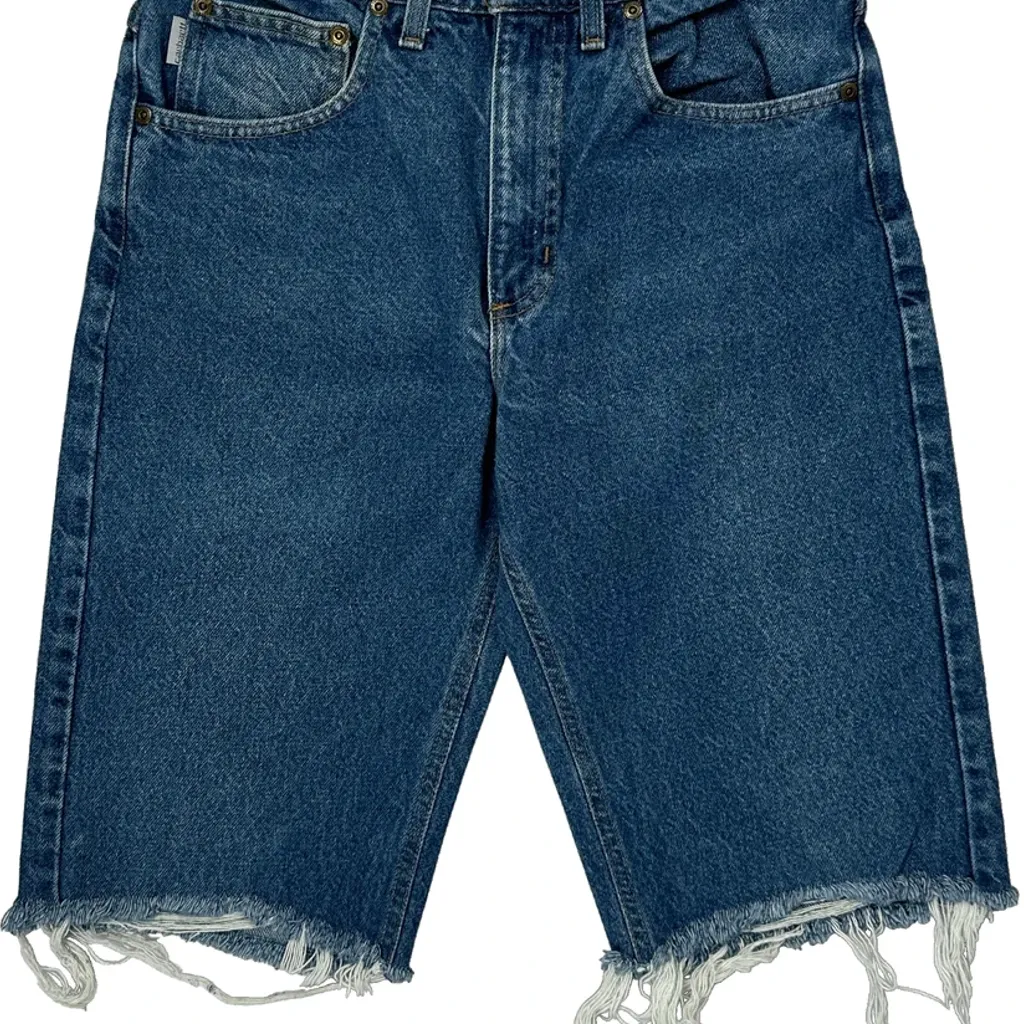 Carhartt Denim Shorts - 28W 12L Blue Denim - Image 8