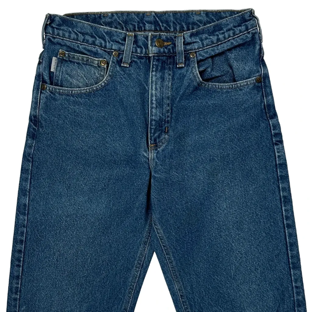 Carhartt Denim Shorts - 28W 12L Blue Denim - Image 9