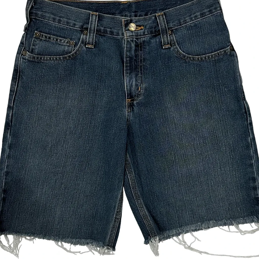 Carhartt Denim Shorts - 29W 10L Blue Cotton Blend - Image 10