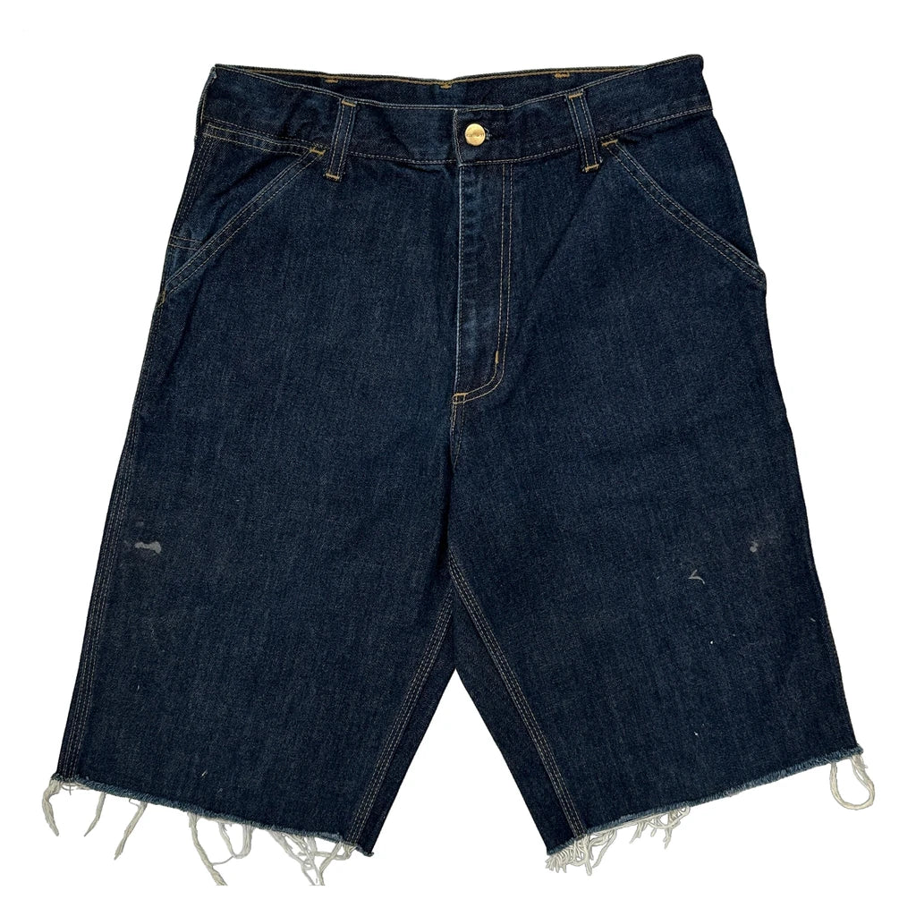 Carhartt Denim Shorts - 30W 12L Blue Denim - Image 2