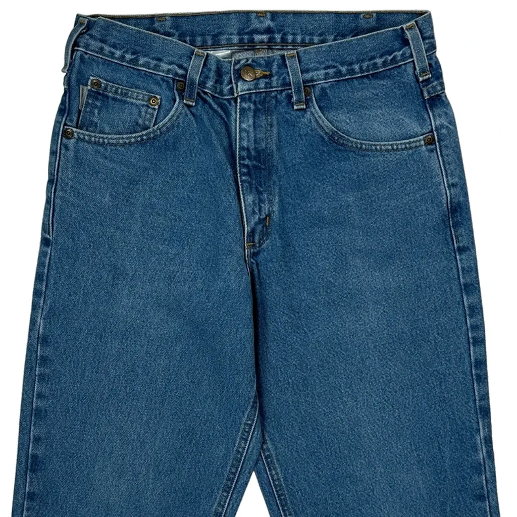 Carhartt Denim Shorts - 30W 14L Blue Denim - Image 10