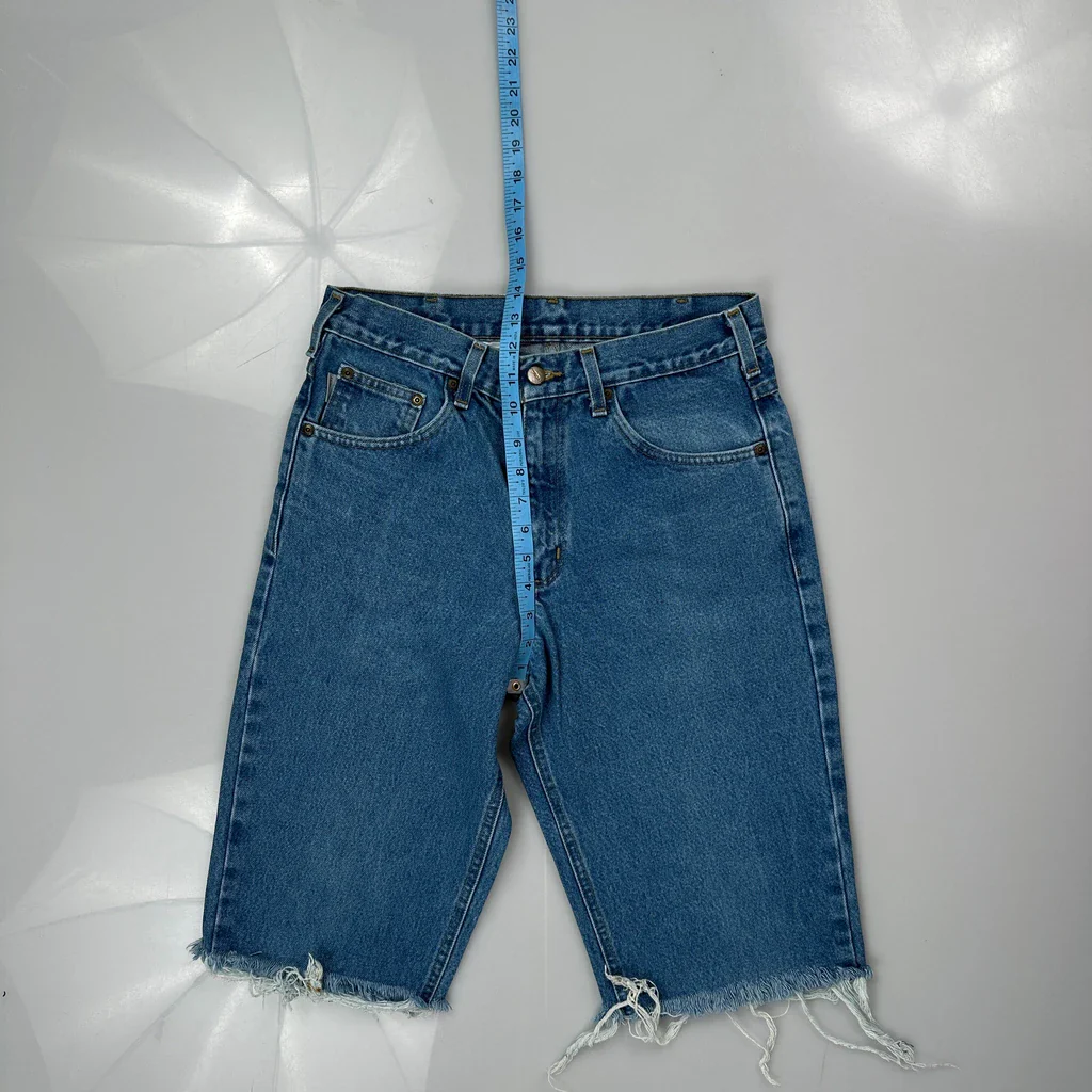 Carhartt Denim Shorts - 30W 14L Blue Denim - Image 5