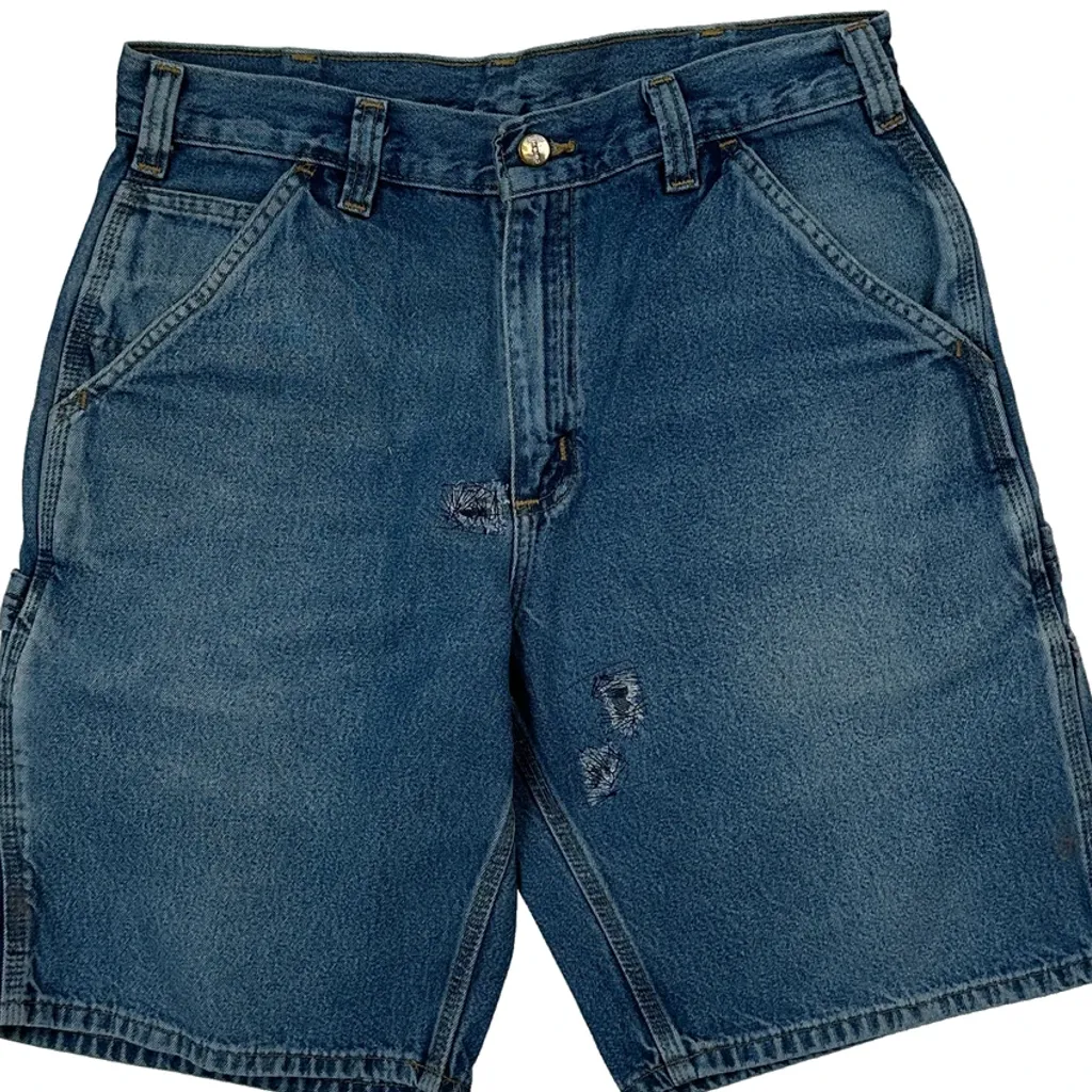 Carhartt Denim Shorts - 32W 9L Blue Denim - Image 10
