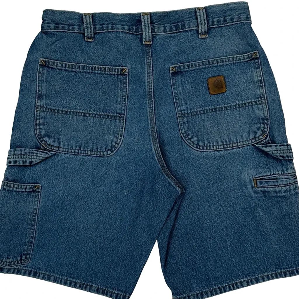 Carhartt Denim Shorts - 32W 9L Blue Denim - Image 7