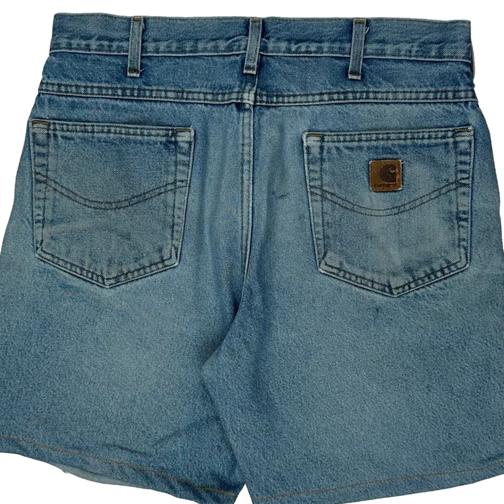 Carhartt Denim Shorts - 32W 7L Blue Denim - Image 7