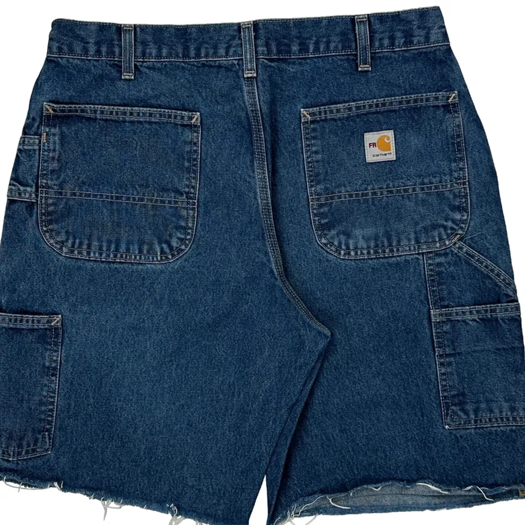 Carhartt Denim Shorts - 32W 9L Blue Cotton - Image 8