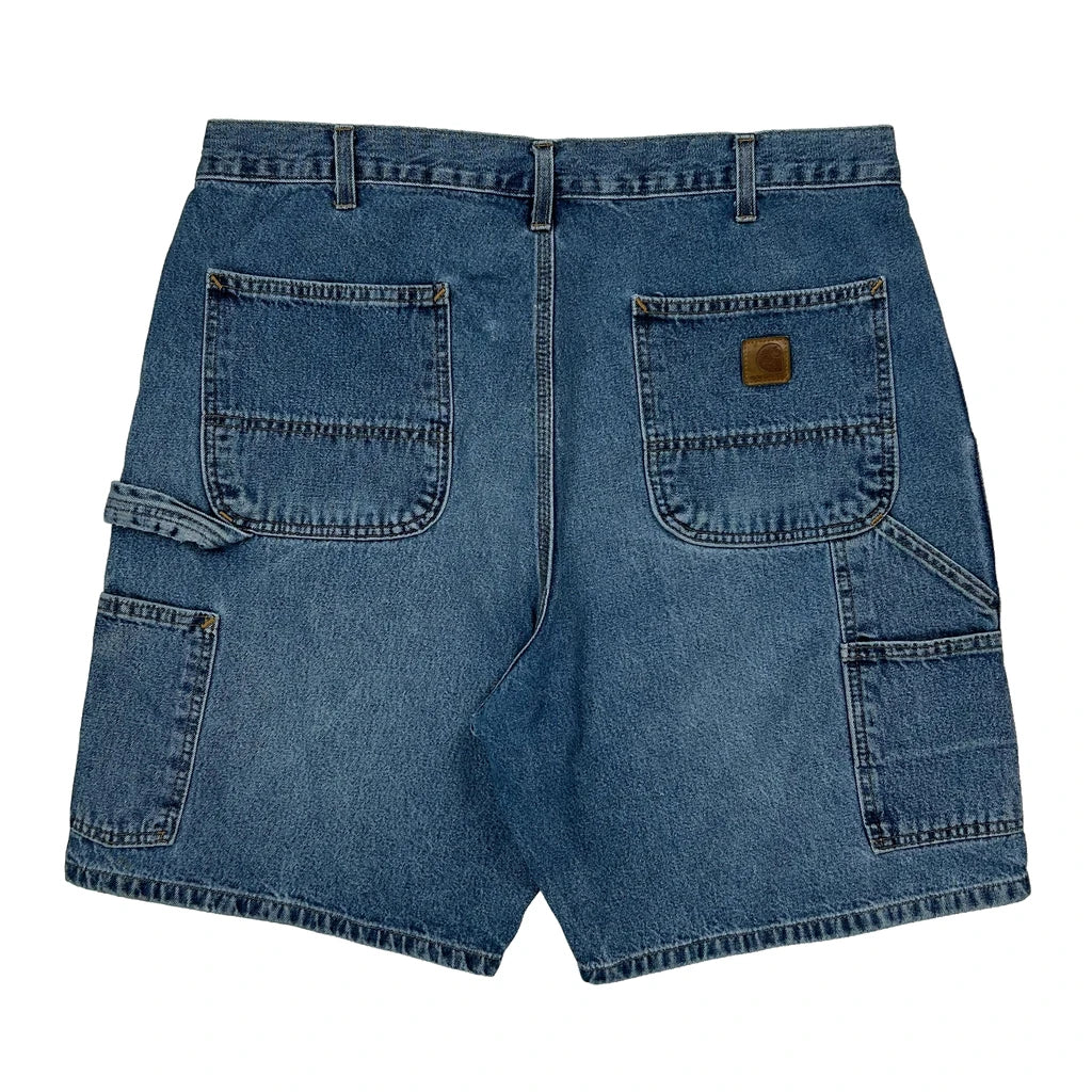 Carhartt Denim Shorts - 34W 8L Blue Denim