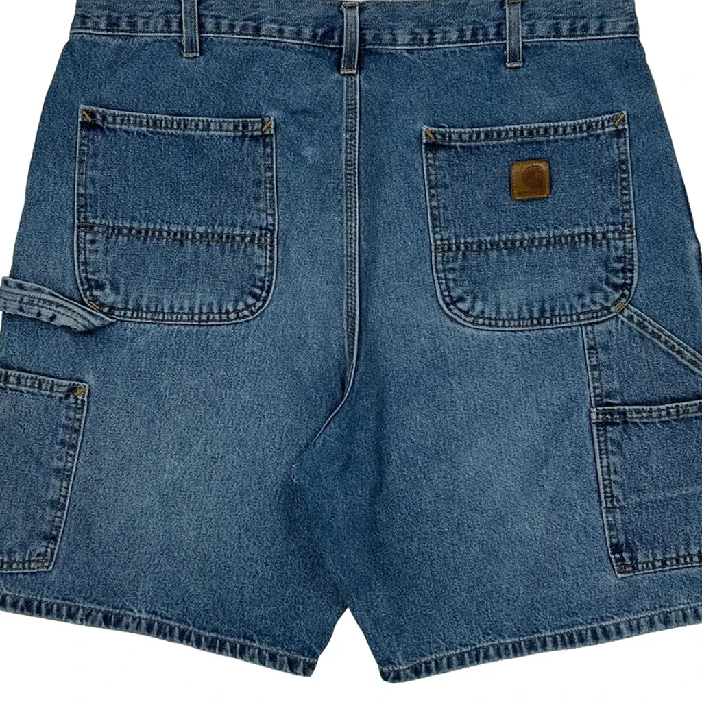 Carhartt Denim Shorts - 34W 8L Blue Denim - Image 6