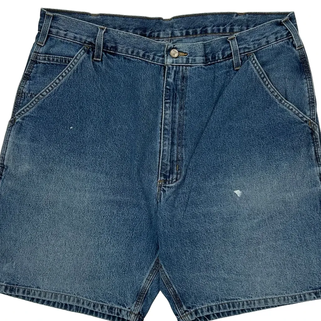 Carhartt Denim Shorts - 34W 8L Blue Denim - Image 8