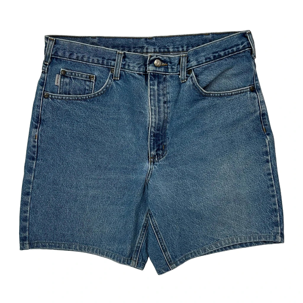 Carhartt Denim Shorts - 34W 8L Blue Denim - Image 2