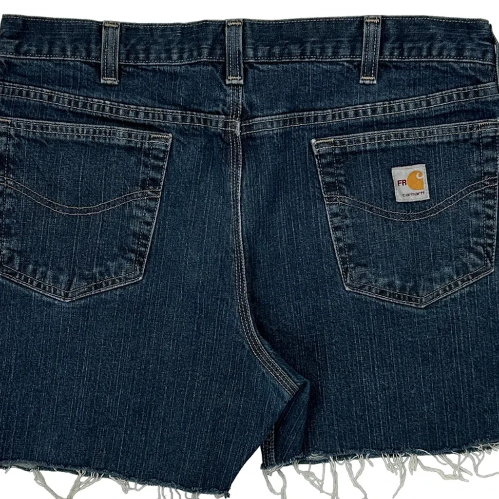 Carhartt Denim Shorts - 34W 8L Blue Cotton - Image 7
