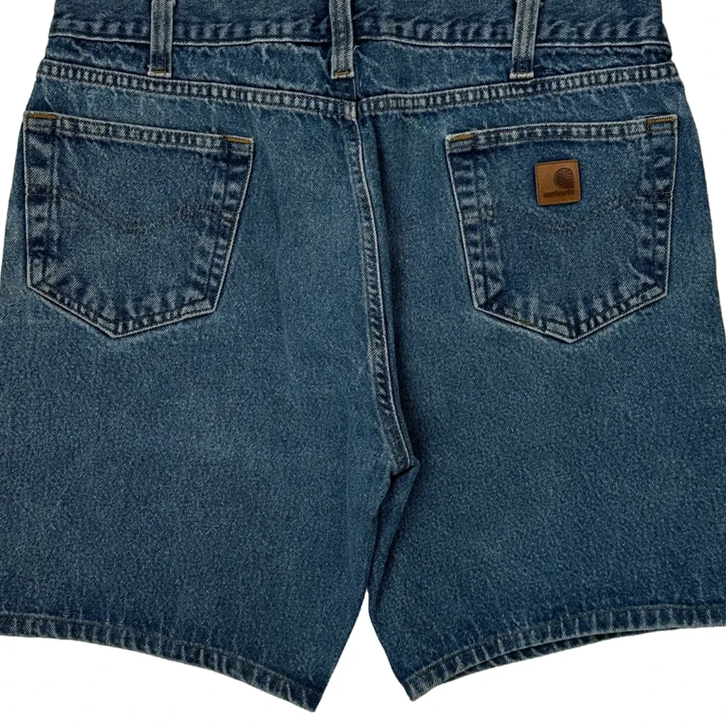 Carhartt Denim Shorts - 34W 9L Blue Cotton - Image 8